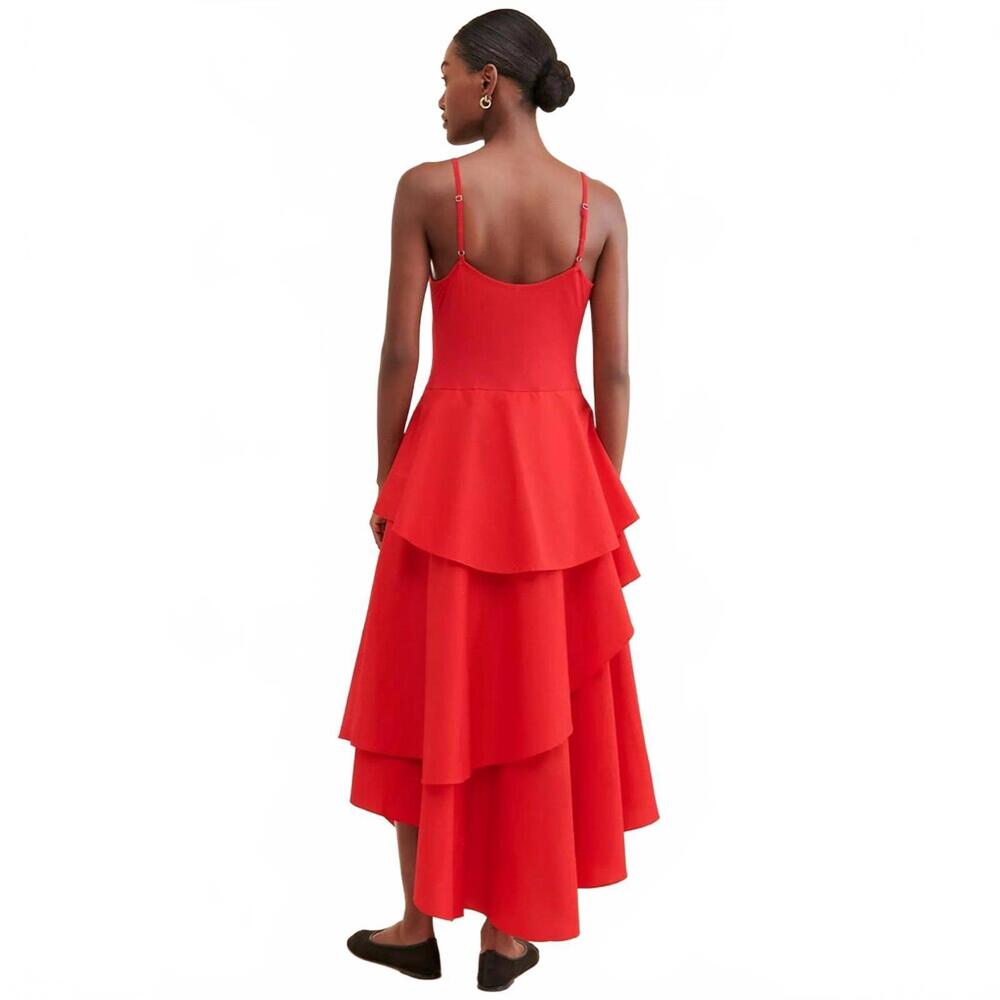 Anthropologie Helene Tiered Maxi Dress multi-layered silhouette Sz XS #552 - Picture 2 of 9